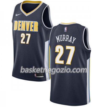 Canotte Uomo Denver Nuggets Jamal Murray 27 Nike 2017-18 Navy Swingman